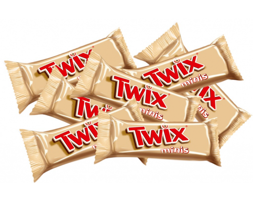 Конфеты TWIX Minis с печеньем и карамелью, покрытые молочным шоколадом, весовые, Россия