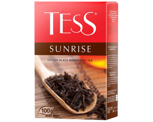 Чай черный TESS Sunrise листовой, 100г, Россия, 100 г