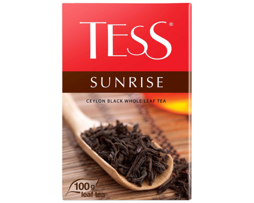 Чай черный TESS Sunrise листовой, 100г, Россия, 100 г