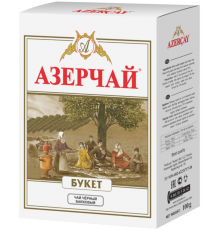 Чай черный AZERCAY Букет листовой, 100г, Россия, 100 г