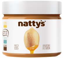 Паста арахисовая NATTYS Creamy с медом, 325г, Россия, 325 г