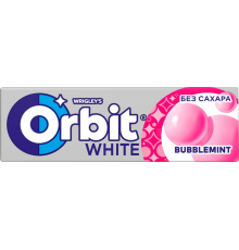 Жевательная резинка ORBIT Белоснежный Bubblemint, 13,6г, Россия, 13,6 г