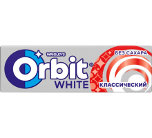 Жевательная резинка ORBIT Белоснежный Классический с ароматом мяты, 13,6г, Россия, 13,6 г