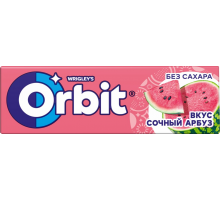 Жевательная резинка ORBIT Сочный арбуз, 13,6г, Россия, 13,6 г