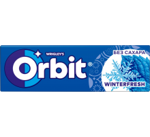 Жевательная резинка ORBIT Winterfresh, 13,6г, Россия, 13,6 г