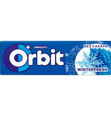 Жевательная резинка ORBIT Winterfresh, 13,6г, Россия, 13,6 г