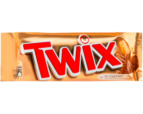 Батончик шоколадный TWIX, 55г, Россия, 55 г