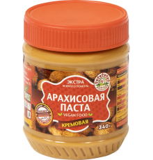 Паста арахисовая АЗБУКА ПРОДУКТОВ Экстра кремовая, 340г, Китай, 340 г