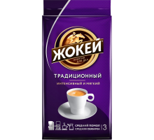 Кофе молотый ЖОКЕЙ Традиционный жареный, 250г, Россия, 250 г