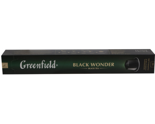 Чай черный в капсулах GREENFIELD Black Wonder, 10кап, Россия, 10 кап