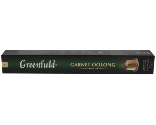 Чай зеленый в капсулах GREENFIELD Garnet Oolong, 10кап, Россия, 10 кап