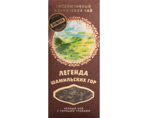 Напиток чайный черный ЭКОКАВКАЗ Легенда Шамильских гор листовой, 50г, Россия, 50 г