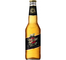 Напиток пивной светлый MILLER Genuine draft светлый пастеризованный, 4,7%, 0.33л, Россия, 0.33 L