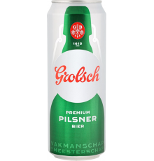 Пиво светлое GROLSCH Premium lager пастеризованное, 4,9%, ж/б, 0.5л, Россия, 0.45 L