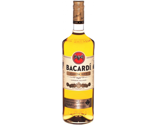 Ром BACARDI Carta Oro 40%, 1л, Италия, 1 L