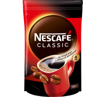 Кофе растворимый с добавлением молотого NESCAFE Classic, 130г, Россия, 130 г