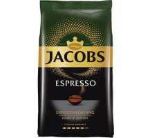 Кофе зерновой JACOBS натуральный темнообжаренный, 1кг, Россия, 1000 г