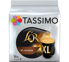 Кофе молотый в капсулах TASSIMO L'OR XL Intense натуральный жареный, 16кап, Германия, 16 кап