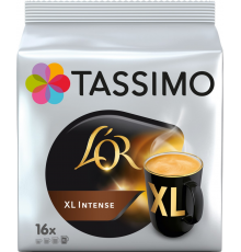 Кофе молотый в капсулах TASSIMO L'OR XL Intense натуральный жареный, 16кап, Германия, 16 кап