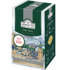 Чай черный AHMAD TEA Эрл грей, листовой, 500г, Россия, 500 г