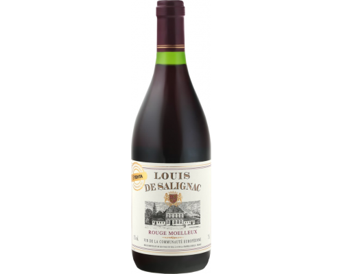 Вино LOUIS DE SALIGNAC красное полусладкое, 0.75л, Франция, 0.75 L