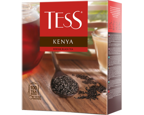 Чай черный TESS Kenya байховый, 100пак, Россия, 100 пак