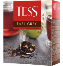 Чай черный TESS Earl Grey байховый, 100пак, Россия, 100 пак