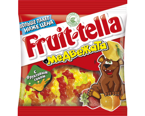 Мармелад жевательный FRUIT-TELLA Медвежата, 150г, Россия, 150 г