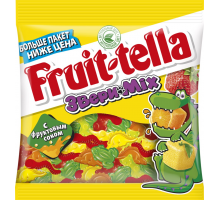 Мармелад жевательный FRUIT-TELLA Звери mix, 150г, Россия, 150 г