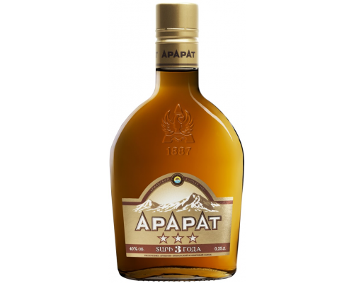 Коньяк АРАРАТ Армянский 3 года, 40%, 0.25л, Армения, 0.25 L