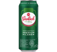 Пиво светлое GROLSCH Premium lager фильтрованное пастеризованное, 5%, ж/б, 0.45л, Нидерланды, 0.5 L