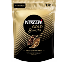 Кофе растворимый с добавлением молотого NESCAFE Gold Barista, 190г, Россия, 190 г