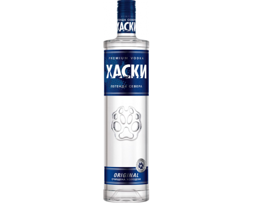 Водка ХАСКИ 40%, 1л, Россия, 1 L