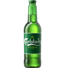 Пиво светлое CARLSBERG Pilsner фильтрованное, пастеризованное, 4,6%, 0.45л, Россия, 0.45 L