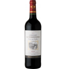 Вино CHATEAU LA TESSONNIERE Медок AOC красное сухое, 0.75л, Франция, 0.75 L