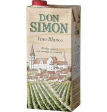 Вино DON SIMON белое сухое, 1л, Испания, 1 L