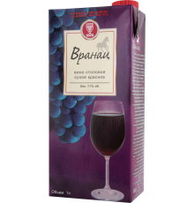 Вино VINO ZUPA Вранац красное сухое, 1л, Сербия, 1 L