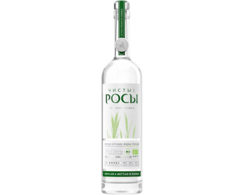 Водка ЧИСТЫЕ РОСЫ 40%, 0.7л, Россия, 0.7 L