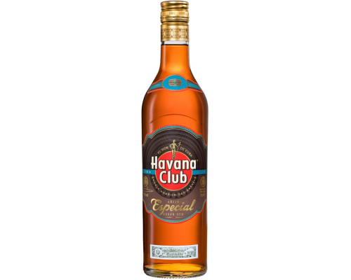 Ром HAVANA CLUB Anejo Especial 40%, 0.7л, Куба, 0.7 L