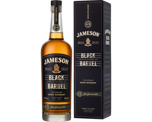 Виски JAMESON Black Barrel Ирландский купажированный 40%, п/у, 0.7л, Ирландия, 0.7 L