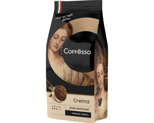 Кофе молотый COFFESSO Crema, 250г, Россия, 250 г