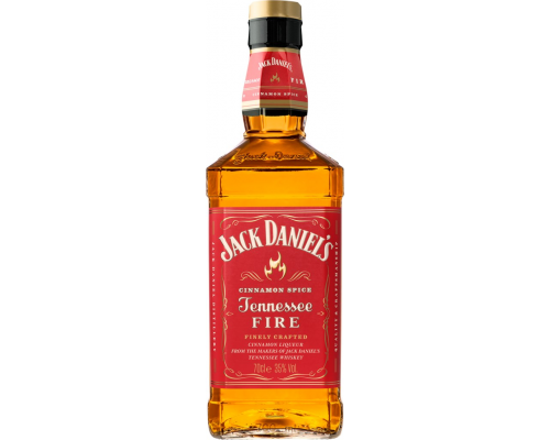 Напиток спиртной JACK DANIEL'S Tennessee Fire 35%, 0.7л, Бельгия, 0.7 L