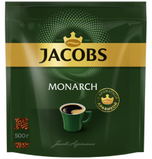 Кофе растворимый JACOBS Monarch натуральный сублимированный, 500г, Россия, 500 г