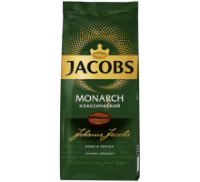 Кофе зерновой JACOBS Monarch натуральный жареный, 230г, Россия, 230 г