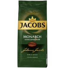 Кофе зерновой JACOBS Monarch натуральный жареный, 230г, Россия, 230 г