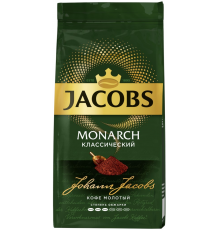 Кофе молотый JACOBS Monarch натуральный жареный, 230г, Россия, 230 г