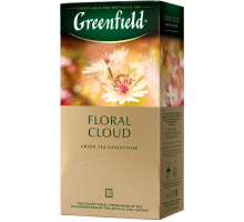 Чай зеленый GREENFIELD Floral Cloud Оолонг с ароматом бузины байховый, 25пак, Россия, 25 пак