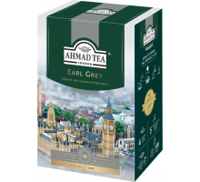 Чай черный AHMAD TEA Earl Grey с бергамотом байховый листовой, 200г, Россия, 200 г