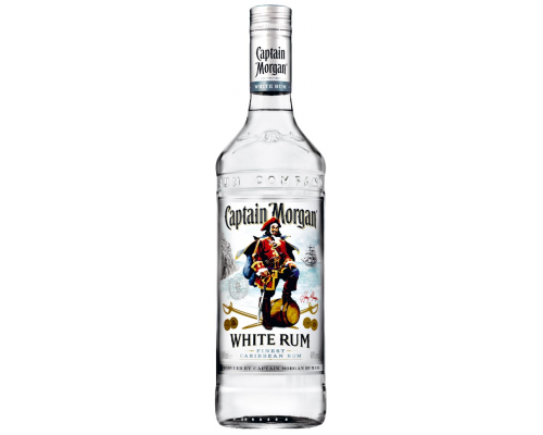 Ром CAPTAIN MORGAN White Карибский 40%, 1л, Великобритания, 1 L