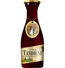 Вино TANDRINI красное полусладкое, 1л, Молдова, 1 L